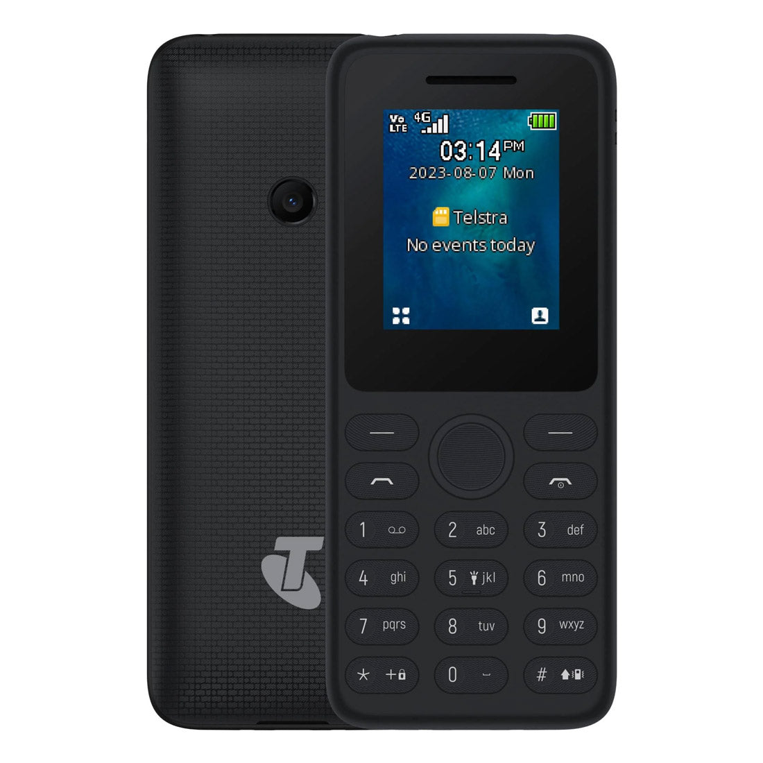 TCL/Telstra T-Lite 4G (Keypad, 1.77'', T311A, Unlocked) - Grey
