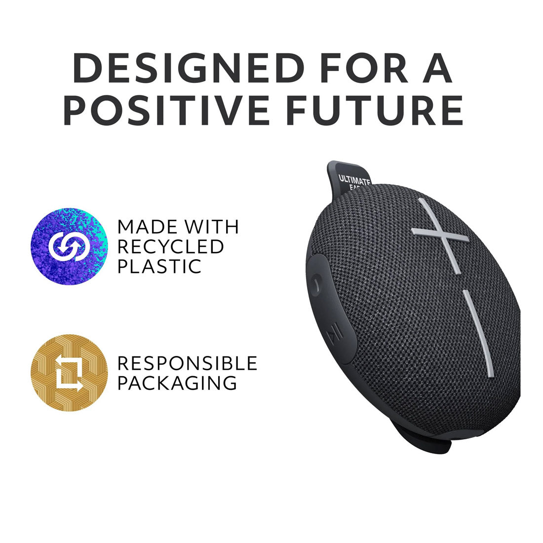 Ultimate Ears MINIROLL Portable Bluetooth Speaker - Black