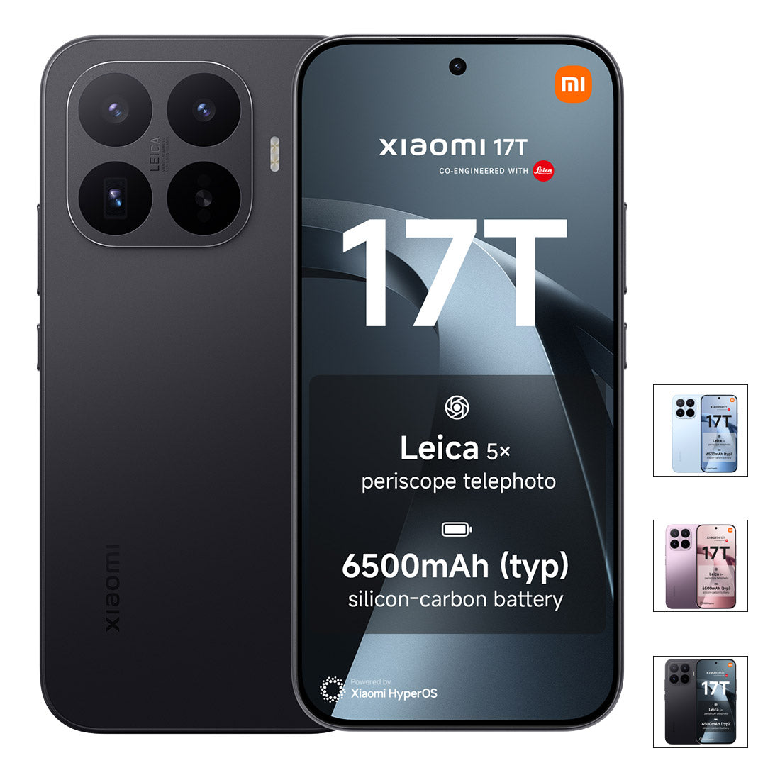 Xiaomi 17T 5G (Dual Sim, 256GB/12GB, Leica Cam, 6500mAh, AU Version)