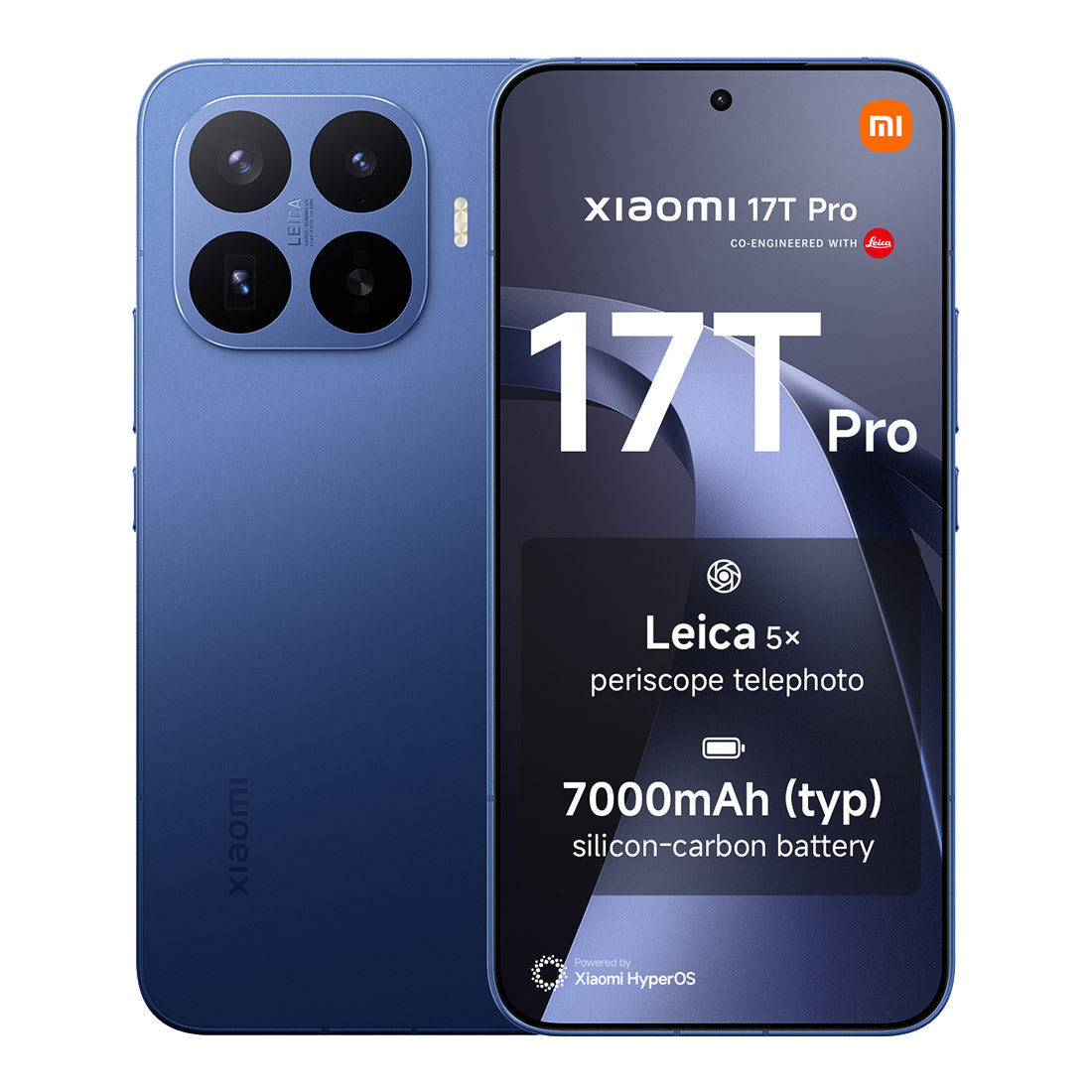 Xiaomi 17T Pro 5G (Dual Sim, 512GB/12GB, Leica Cam, 7000mAh, AU Version) - Blue