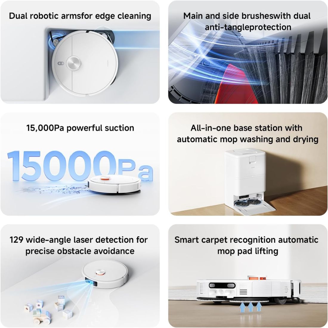 Xiaomi Robot Vacuum H50 Pro w/ All-in-One Self-Cleaning Base Station (AU Version) - White(OS)