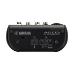 Yamaha AG03MK2 Live Streaming Mixer and Audio Interface - Black