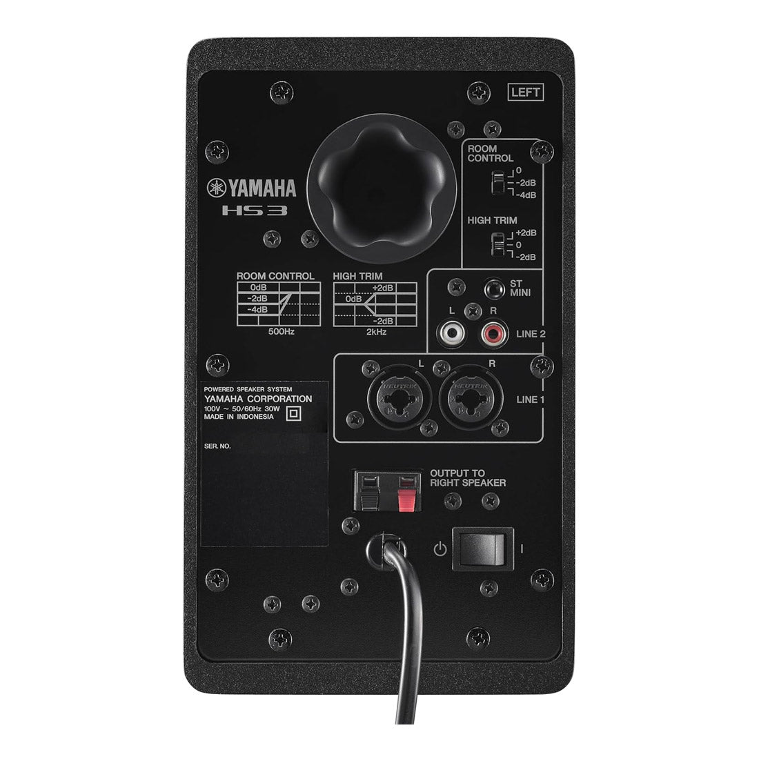 Yamaha HS3 3.5" Powered Studio Monitor - Black
