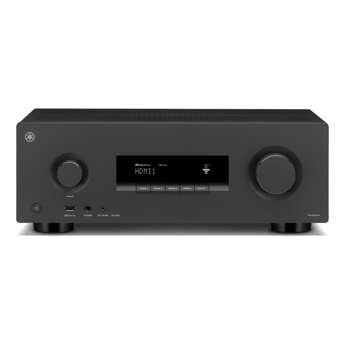 Yamaha RX300A 5.2-Channel Home Theater AV Receiver - Back