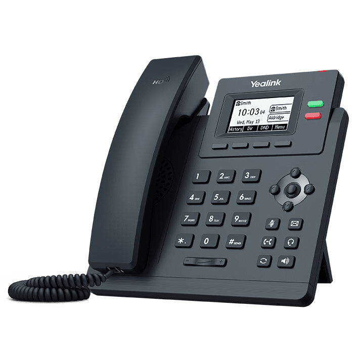 Yealink 2-line LCD display Enterprise HD VoIP IP Gigabit Phone handset (5 VoIP Line)