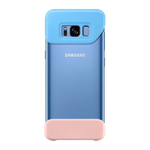 2-Piece Back Cover case for Samsung Galaxy S8 - Grey