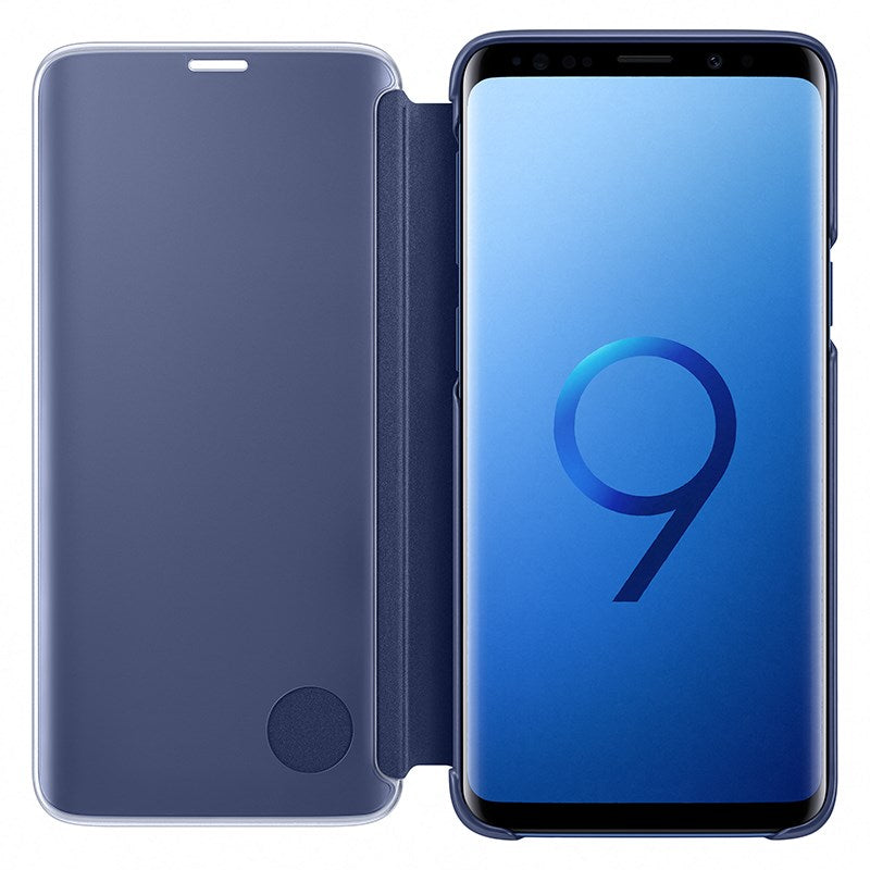 Clear View Flip Cover Stand for Samsung Galaxy S9 (5.8") /  S9 Plus (6.2")