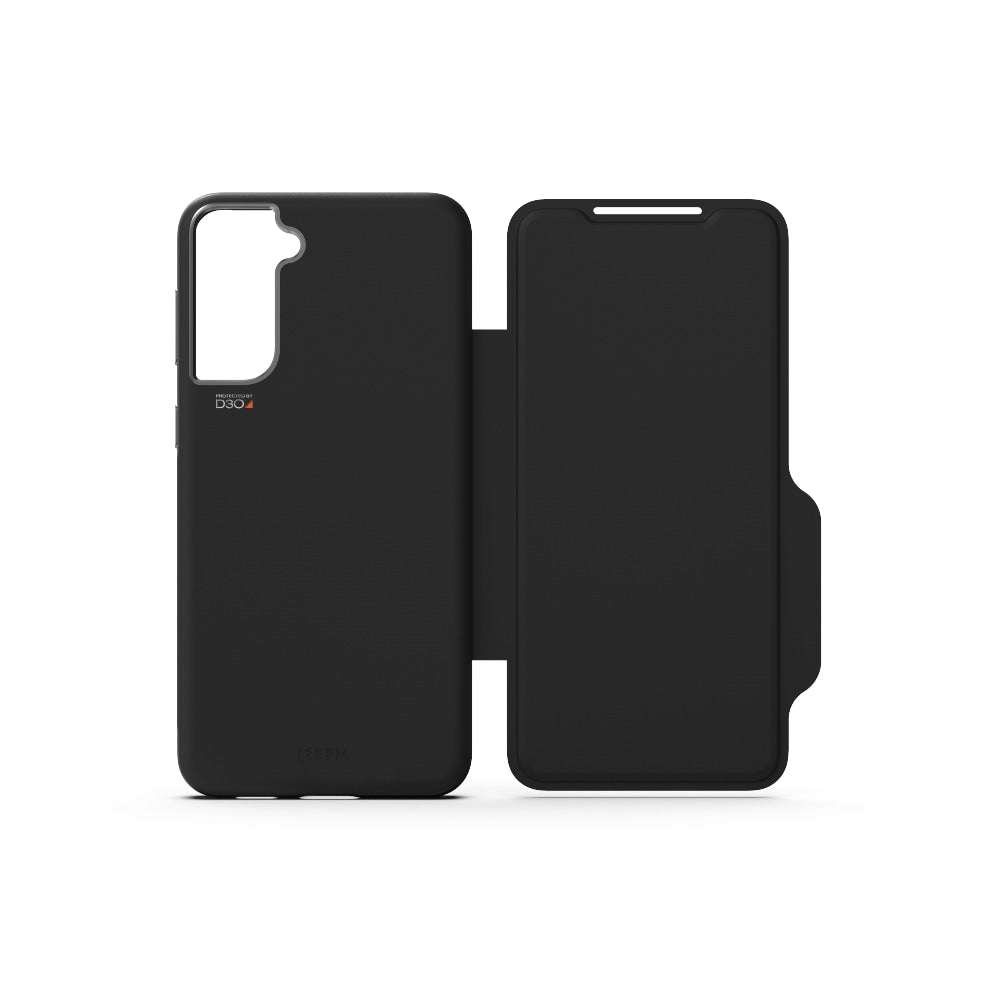 EFM Monaco Case Armour with D3O Signal Plus For Samsung Galaxy S21+ 5G - Black/Space Grey-Black / Space Grey