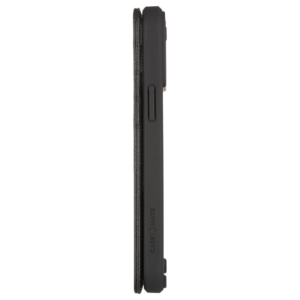 Case-Mate Tough Wallet Folio Case w/MagSafe For iPhone 13 Pro Max/12 Pro Max (6.7")-Black