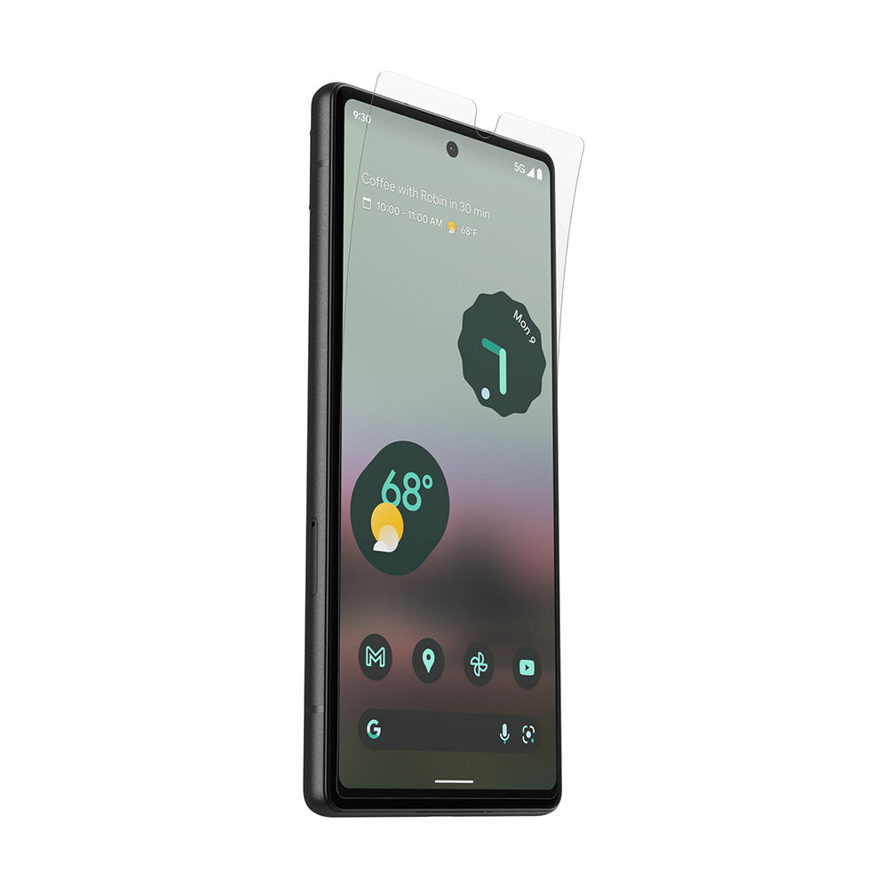For Google Pixel 6a-Clear Otterbox Alpha Flex Antimicrobial Screen Protector