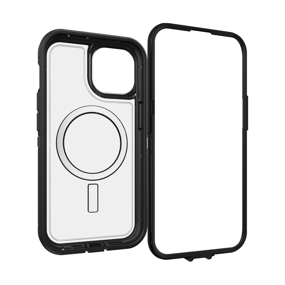 Otterbox Defender XT Magsafe Case For iPhone 15/14/13 - Dark Side-Black / Clear