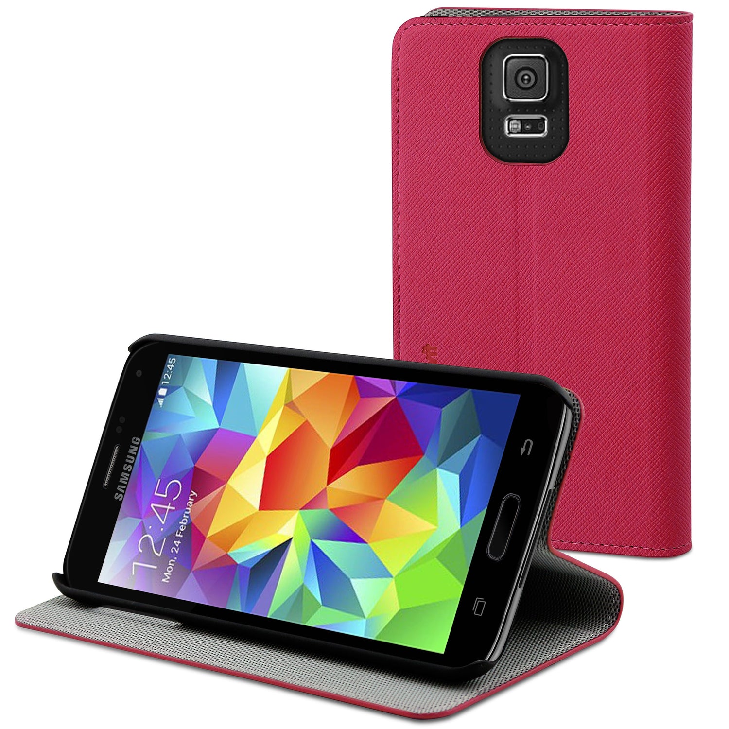Muvit MUSNS0036 Slim 'n' Stand for Samsung Galaxy S5 Pink