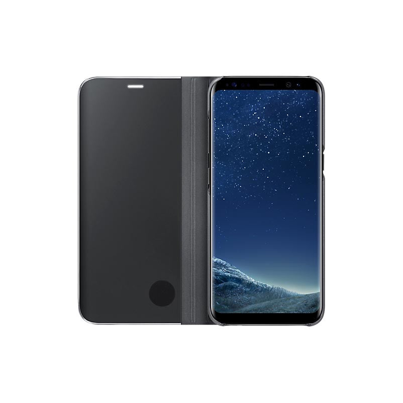 Clear View Flip Cover Stand for Samsung Galaxy S8