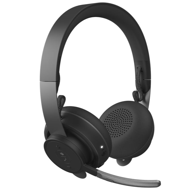 Logitech Zone Wireless Plus Headset for smartphone and computer on zoom skype meeting