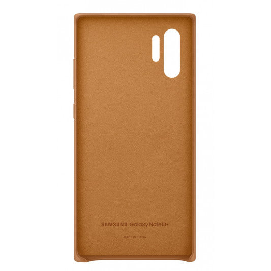 Samsung Galaxy Note 10 (6.3")Leather Back Cover - Black