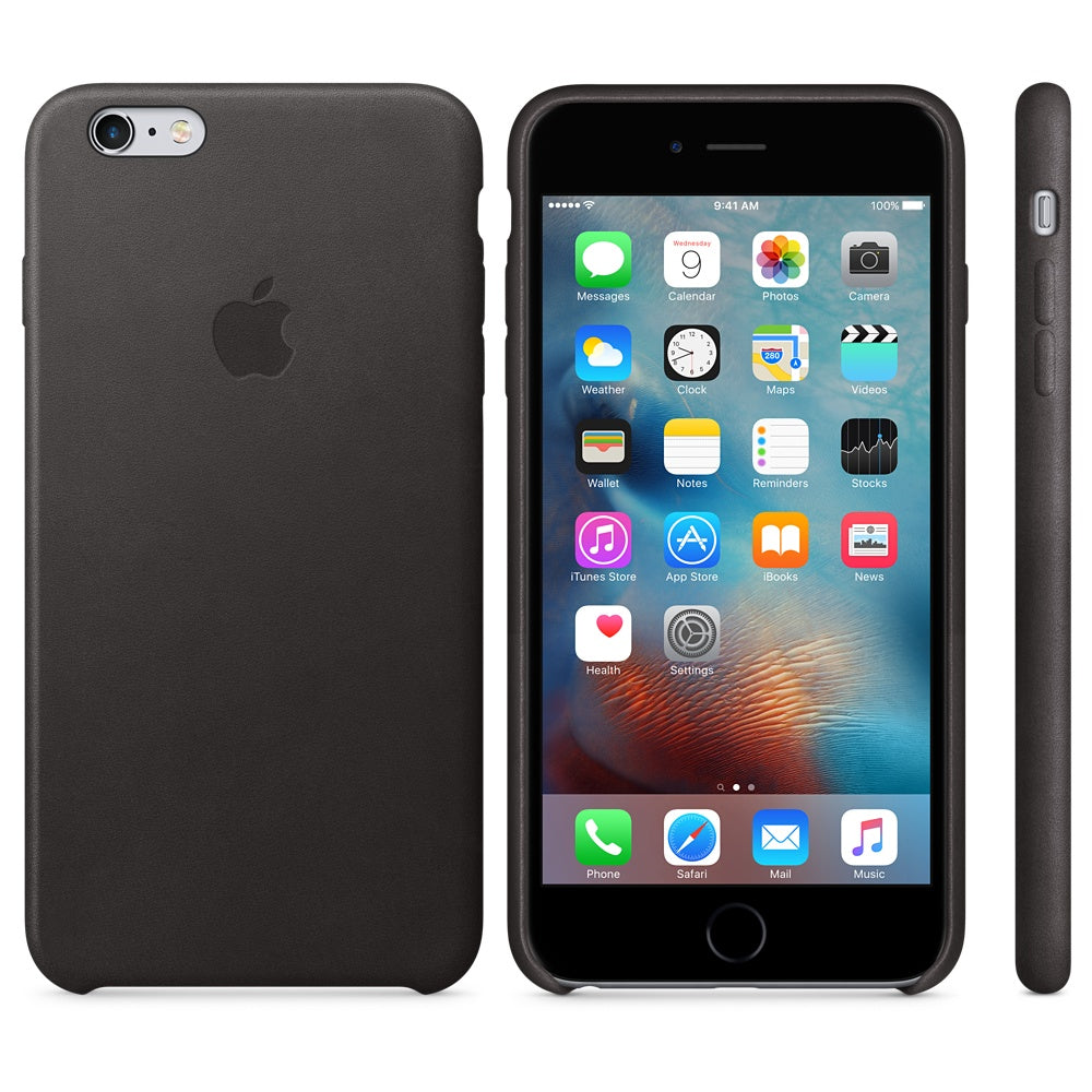 Original Apple iPhone 6 Plus / 6s Plus Leather case Black