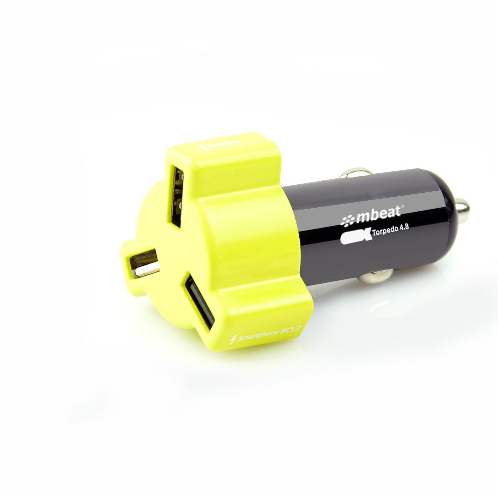 Triple-Port Rapid Car Charger from MBeat